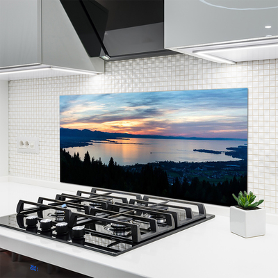 Szkło Ozdobne do Kuchni Bezkresny Horyzont nad Oceanem