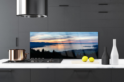 Szkło Ozdobne do Kuchni Bezkresny Horyzont nad Oceanem