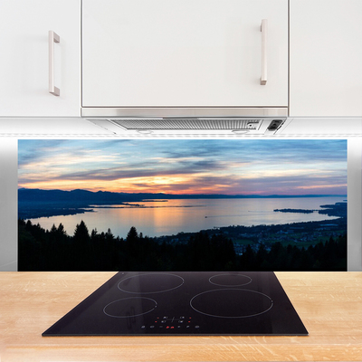 Szkło Ozdobne do Kuchni Bezkresny Horyzont nad Oceanem