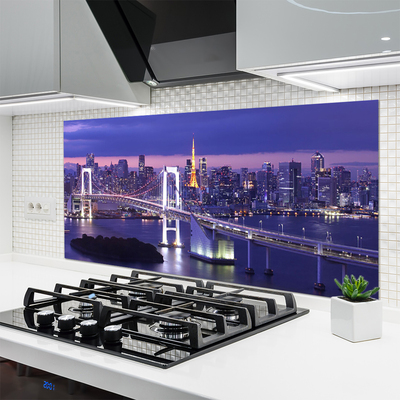 Panel nad blat kuchenny Stalowa Architektura Mostu