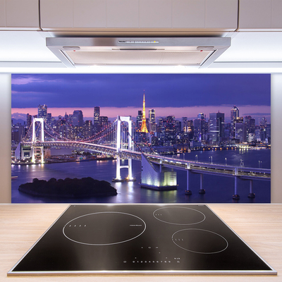 Panel nad blat kuchenny Stalowa Architektura Mostu