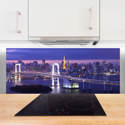 Panel nad blat kuchenny Stalowa Architektura Mostu