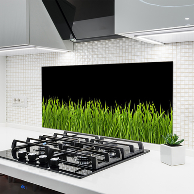 Szkło do Kuchni na Ścianę Naturalna Świeżość Murawy