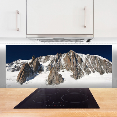 Panel Szklany Wieczna Zmarzlina Wysokich Gór