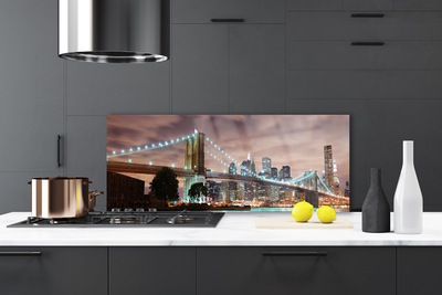 Panel Szklany Monumentalny Most nad Metropolią