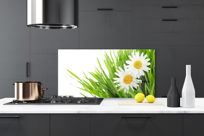 Szkło Dekoracyjne do Kuchni Urok Skromnej Stokrotki