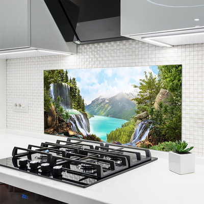 Panel Szklany Kaskada nad Błękitną Zatoką