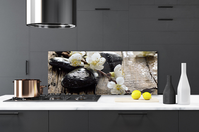 Dekor Szklany do Kuchni Kwitnąca Gałązka Jabłoni