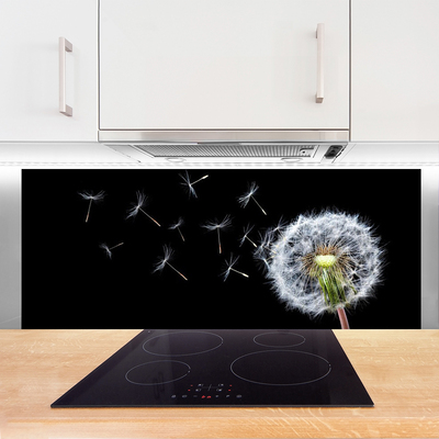 Panel Szklany do Kuchni Polny Urok Dmuchawców