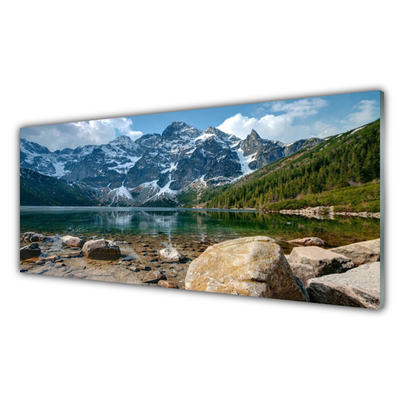 Panel Szklany Góry Las Jezioro Tatry