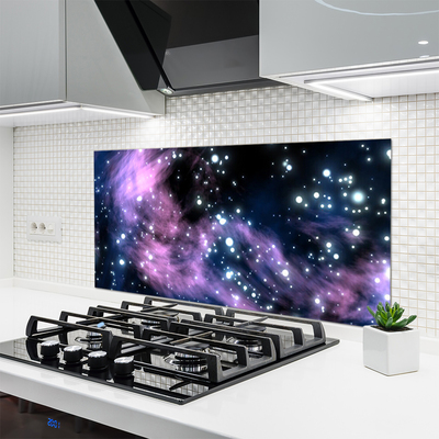 Panel Szklany do Kuchni Galaktyczna Podróż przez Kosmos