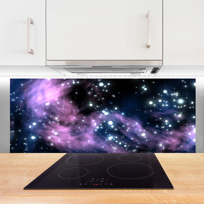 Panel Szklany do Kuchni Galaktyczna Podróż przez Kosmos