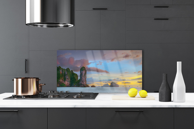 Panel Szklany Szczyty Gór nad Zatoką