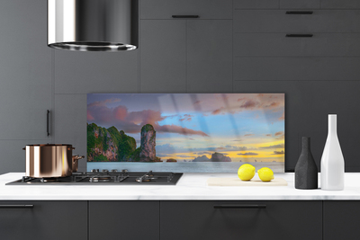 Panel Szklany Szczyty Gór nad Zatoką