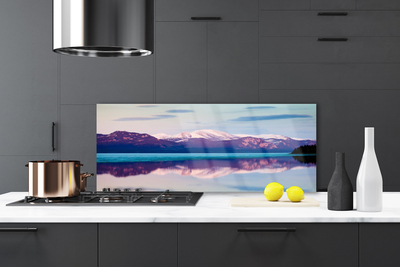 Panel nad blat kuchenny Krystaliczne Jezioro w Górach