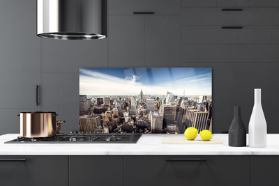 Panel Szklany Panorama Miejskich Drapaczy Chmur