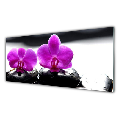 Panel Szklany Kwiaty Orchidea Natura