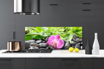 Szkło Dekoracyjne do Kuchni Wyrafinowana Orchidea Doniczkowa