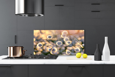 Szkło Dekoracyjne do Kuchni Urokliwa Flora Ogrodowa