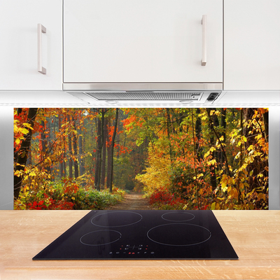 Panel Szklany Złota Jesień w Lesie