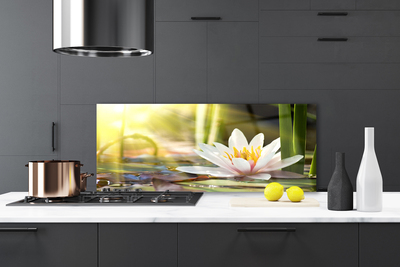 Panel nad blat kuchenny Pływająca Lilia Wodna