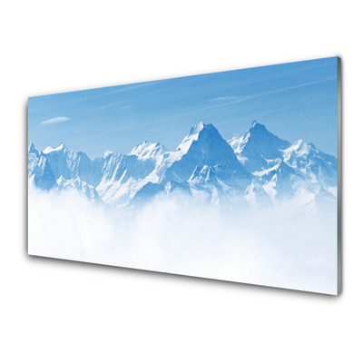 Panel Szklany Góry Mgła Krajobraz