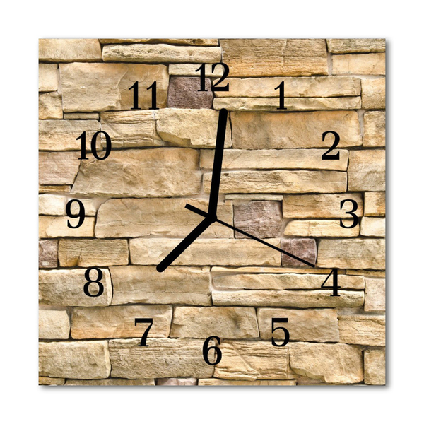 Zegar ścienny kwadrat Ściana