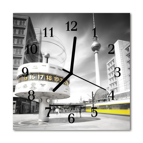 Zegar ścienny kwadrat Berlin