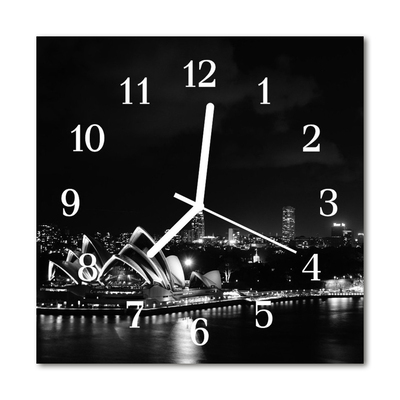 Zegar ścienny kwadrat Sydney