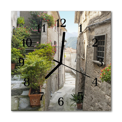 Zegar szklany kwadratowy Grecja