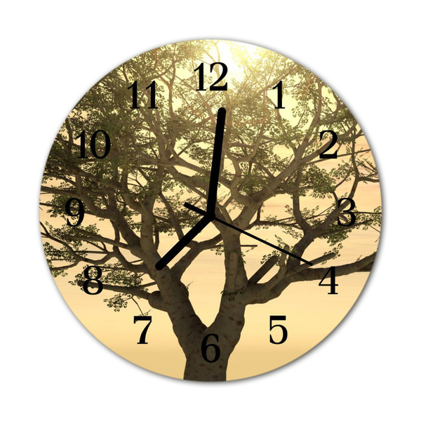 Zegar ścienny okrągły Drzewo