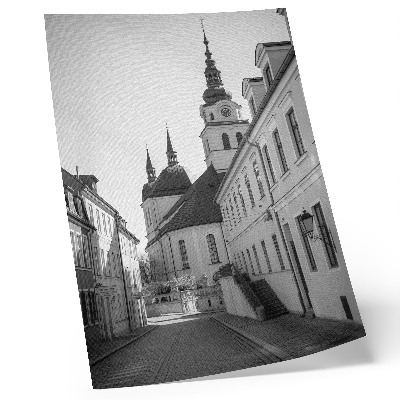 Nowoczesna grafika na płótnie Zabytkowe budynki elegancja detale architektoniczne