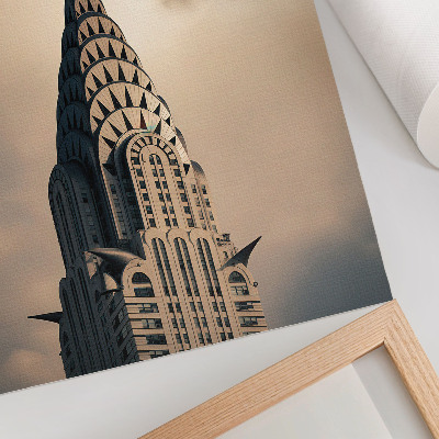 Plakat na płótnie Elegancka wieża wizualna symetria bogactwo form architektonicznych