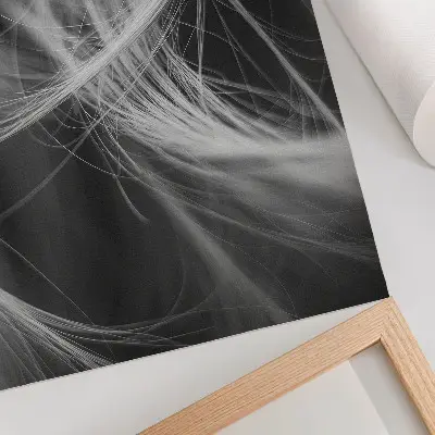 Nowoczesna grafika na płótnie abstrakcja z delikatnymi liniami w nowoczesnym stylu