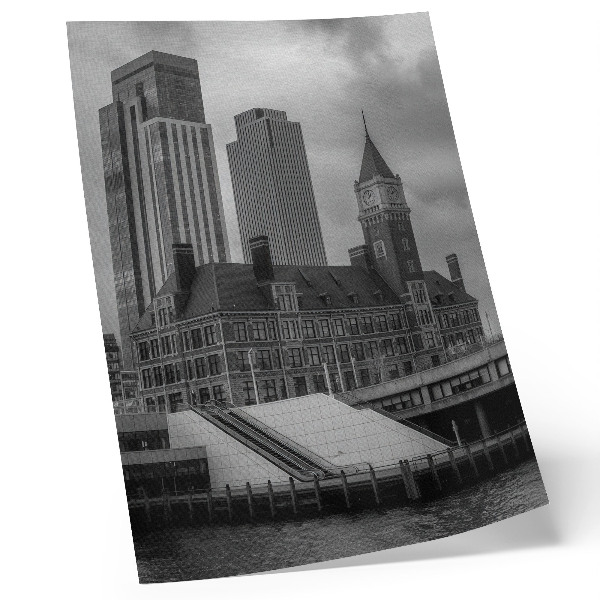 Nowoczesna grafika na płótnie Miejska architektura