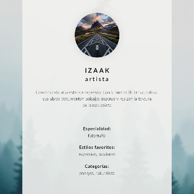 Plakat ścienny Górska droga