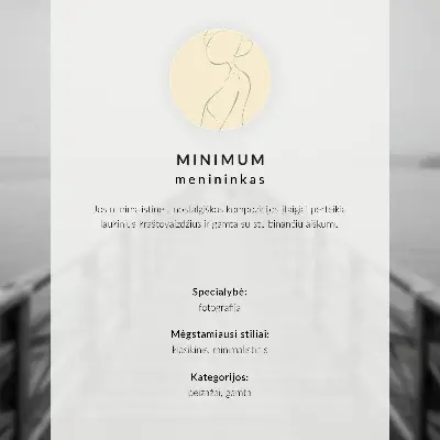 Minimalistyczny krajobraz z drzewem i ławką plakat z teksturą płótna