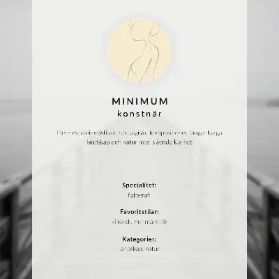 Minimalistyczny krajobraz z drzewem i ławką plakat z teksturą płótna