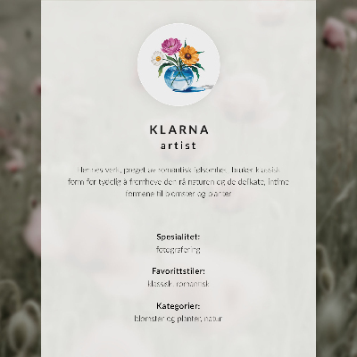 Plakat ścienny Delikatne maki