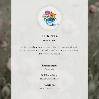 Plakat ścienny Kwiaty w dłoni