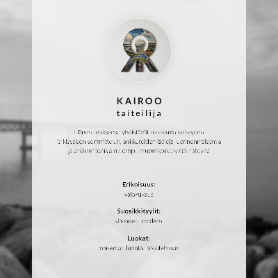 Nowoczesna grafika na płótnie Most i morze