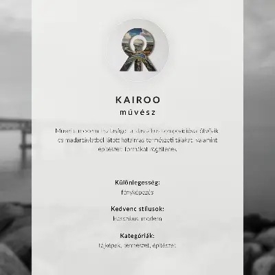 Nowoczesna grafika na płótnie spokojny pejzaż z mostem na kamienistej plaży przy szarym niebie