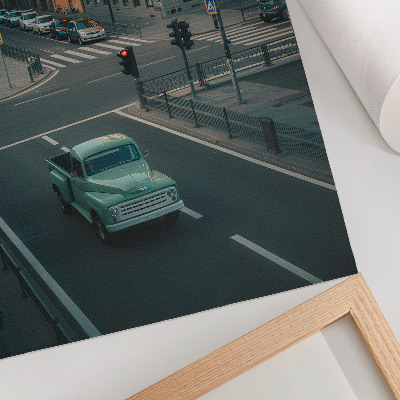 Plakat ścienny Miejska ulica retro