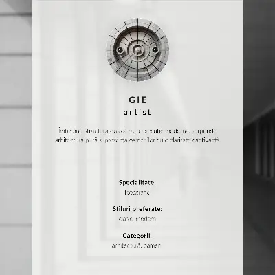 Nowoczesna grafika na płótnie przedstawiająca kremową fasadę z biało-czarnymi oknami w klasycznym stylu