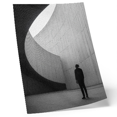 Nowoczesna grafika na płótnie Minimalistyczna architektura