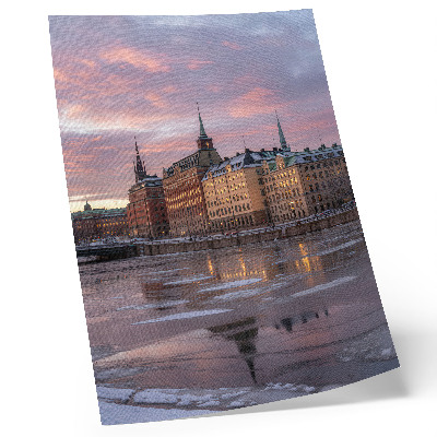Plakat ścienny Miasto wieczorem