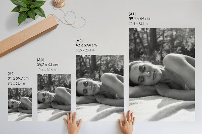 Plakat ścienny Relaksujący portret