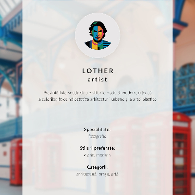 Nowoczesna grafika na płótnie Retro architektura