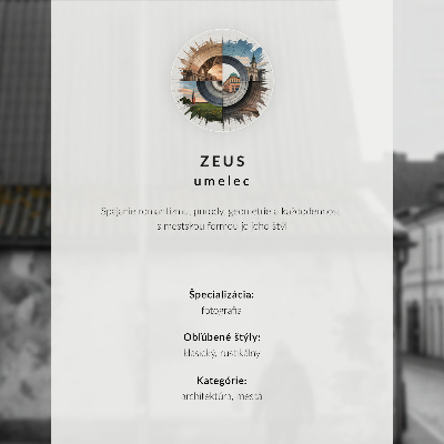 Plakat ścienny Miejski spacer