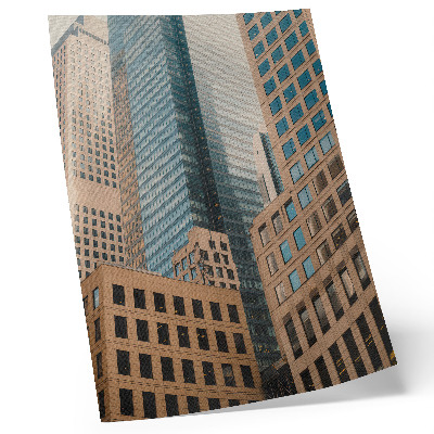 Nowoczesna grafika na płótnie Nowoczesne wieżowce geometryczne formy elegancja